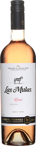 Miguel Torres, Las Mulas Reserva Rose, Central Valley (Pinot Noir - Monastrell)(Organic & Vegan)