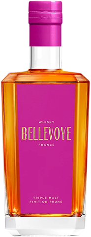 Bellevoye Prune, Blended Malt Whisky de France, Finition Prune, 70cl (les Bienheureux - Jean Moueix)