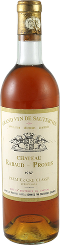 Chateau Rabaud Promis, Sauternes 1st Grand Cru Classe 1967