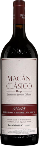 Bodegas Benjamin de Rothschild & Vega Sicilia, Macan Clasico, Rioja DOCa, Magnum 1.5L 2018