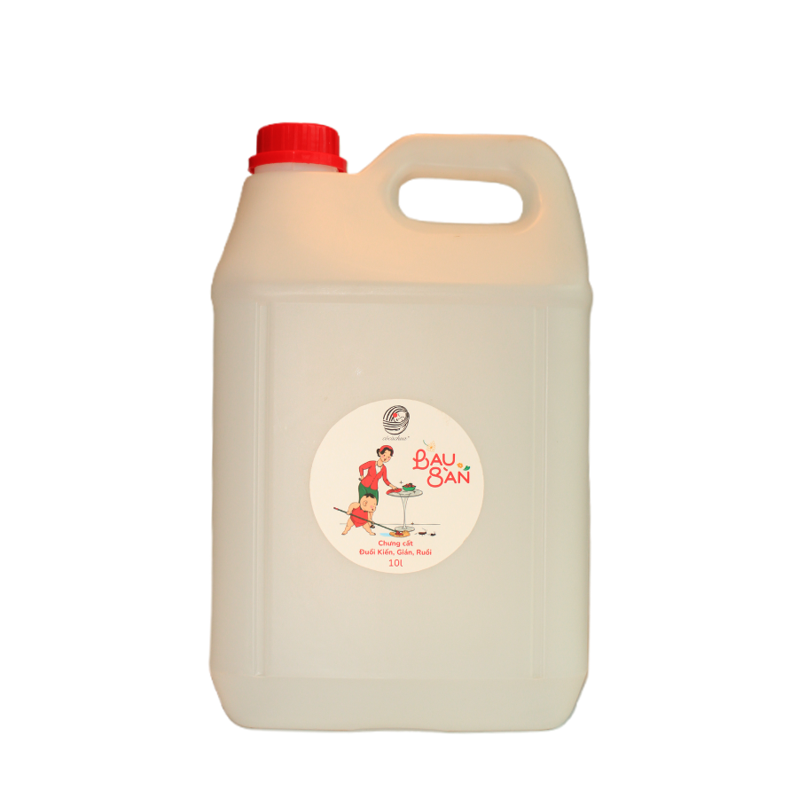Lau Nhà Bé yêu Can 10 lít Refill tiết kiệm, đuổi kiến, gián, kháng khuẩn