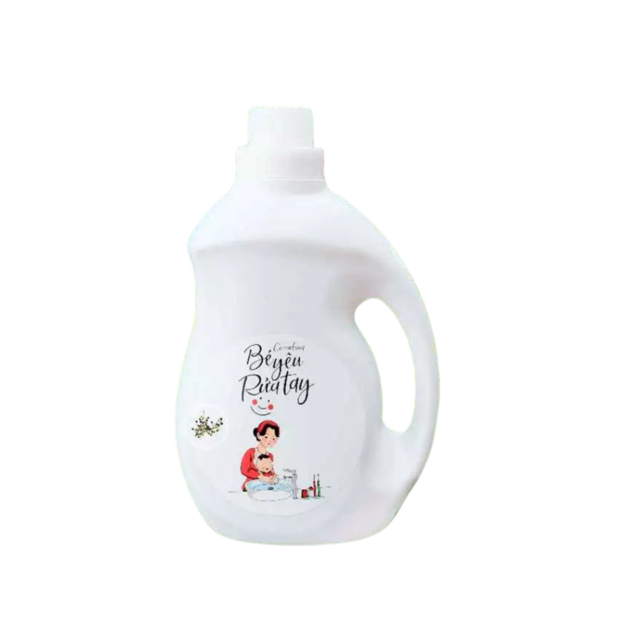 Rửa tay Bé yêu Can 2 Lít Refill tiết kiệm - Keo ong, Hương cam, quế