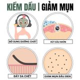  Mặt nạ đất sét giảm mụn kiềm dầu da tươi xinh Doctor care Oroxylum Face Mask WHITE CLAY Frankincense 50g 