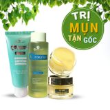  Bộ Tri Mụn ẩn , Mụn đầu đen, Mụn thâm Doctor Care dịu nhẹ dành cho nam nữ da dầu mụn ( Kem 30g + Toner 200ml +sữa rửa mặt 130g) 