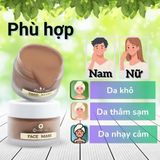  Mặt nạ đất sét giảm mụn trắng mịn hồng hào Doctor care Face Mask RED CLAY Labdanum Cistus 50g 