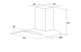 Máy hút mùi kính cong Canaval CA-8770S