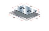 Bếp gas âm Canaval CA-6828