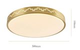 Đèn Trần Led Hình Tròn Màu Vàng Kim