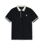 Áo Polo MLB Basic Collar Point Comfortable Fit Polo T Shirts NEW YORK YANKEES 3APQB0253-50BKS Màu Đen