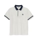 Áo Polo MLB Basic Collar Point Comfortable Fit Polo T Shirts NEW YORK YANKEES 3APQB0253-50IVS Màu Trắng