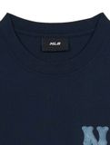 Áo Phông MLB Basic Coopers Denimlike Logo Overfit T Shrts NEW YORK YANKEES 3ATSB1053-50NYS Màu Xanh Navy