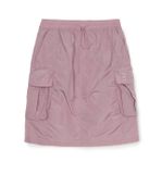 Chân Váy MLB Gorpcore Glossy Nylon Puckering Cargo Midi Skirt BOSTON REDSOX 3FSKB0453-43PPM Màu Hồng Dâu