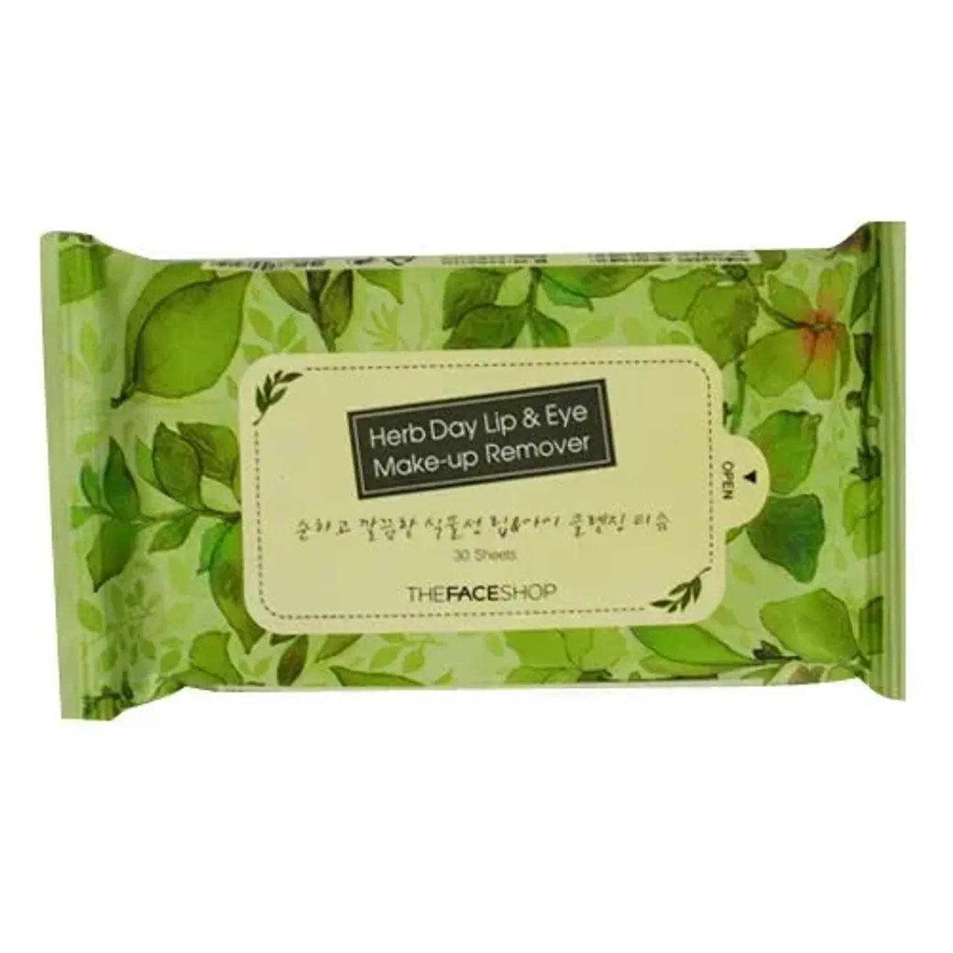  Khăn Giấy Tẩy Trang Mắt & Môi Herb Day Lip&Eye Make Up Remover Pads 