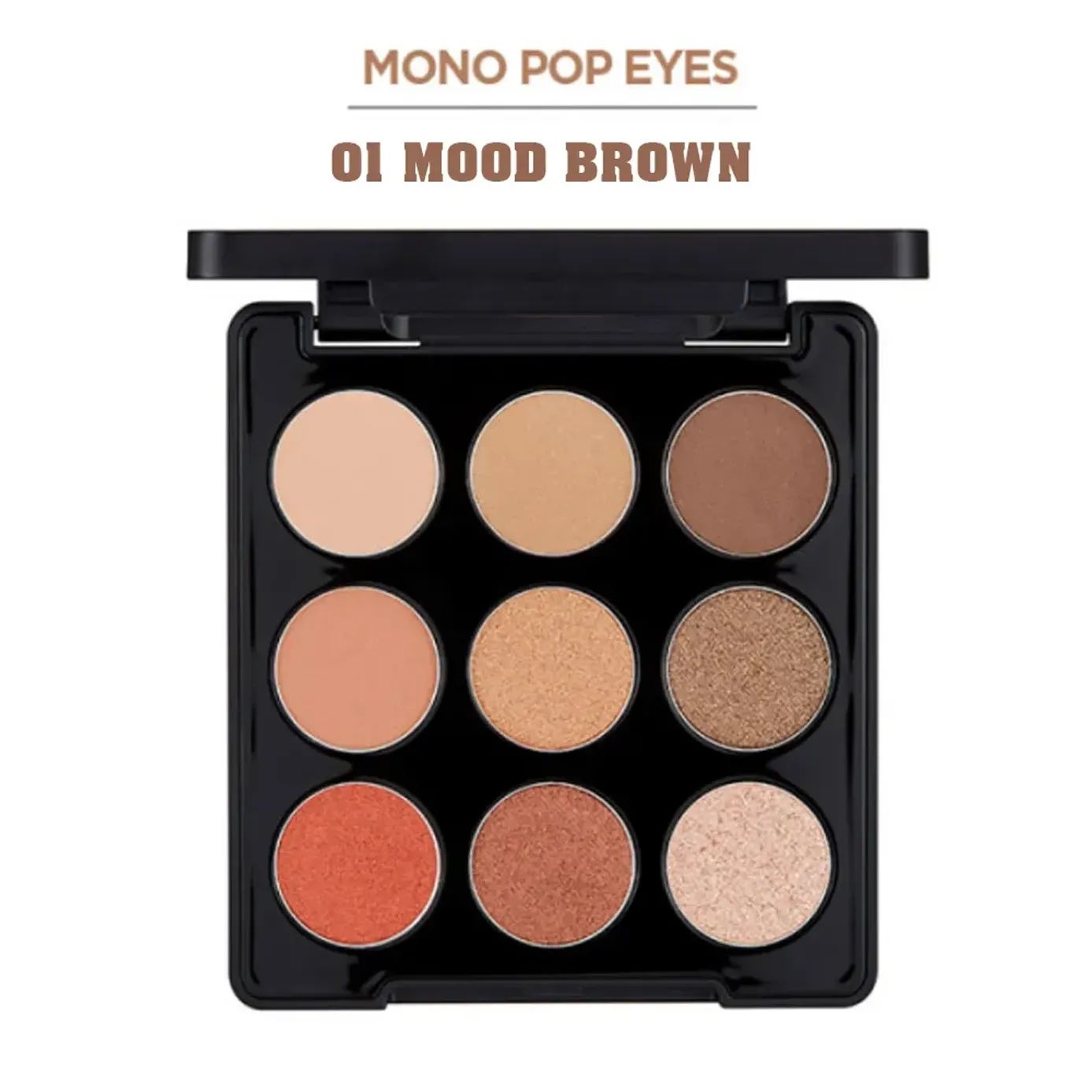  [FMGT] Bảng Phấn Mắt 9 Màu Mono Pop Eyeshadow Palette (0.8gx9) 