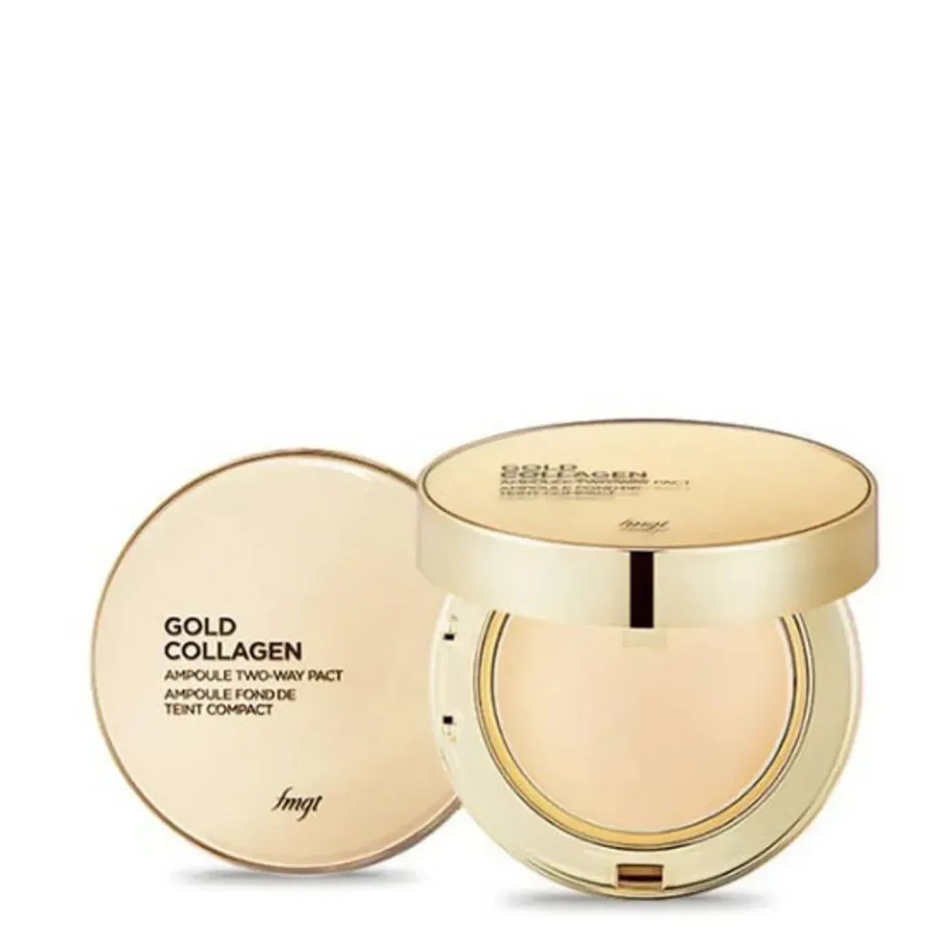  [FMGT] Phấn Nền Che Khuyết Điểm THE FACE SHOP Gold Collagen Ampoule Two-Way Pact Spf30 PA+++ V201 