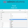 Admin Columns Pro Pods Addon