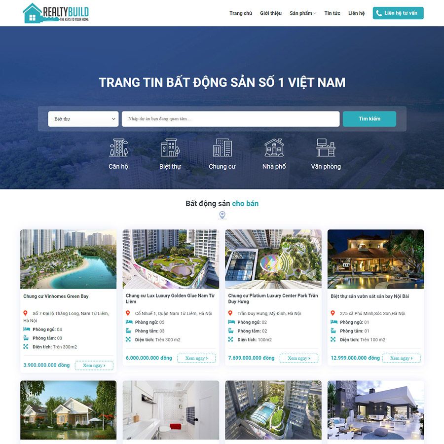  Theme Wordpress Bất Động Sản 049 