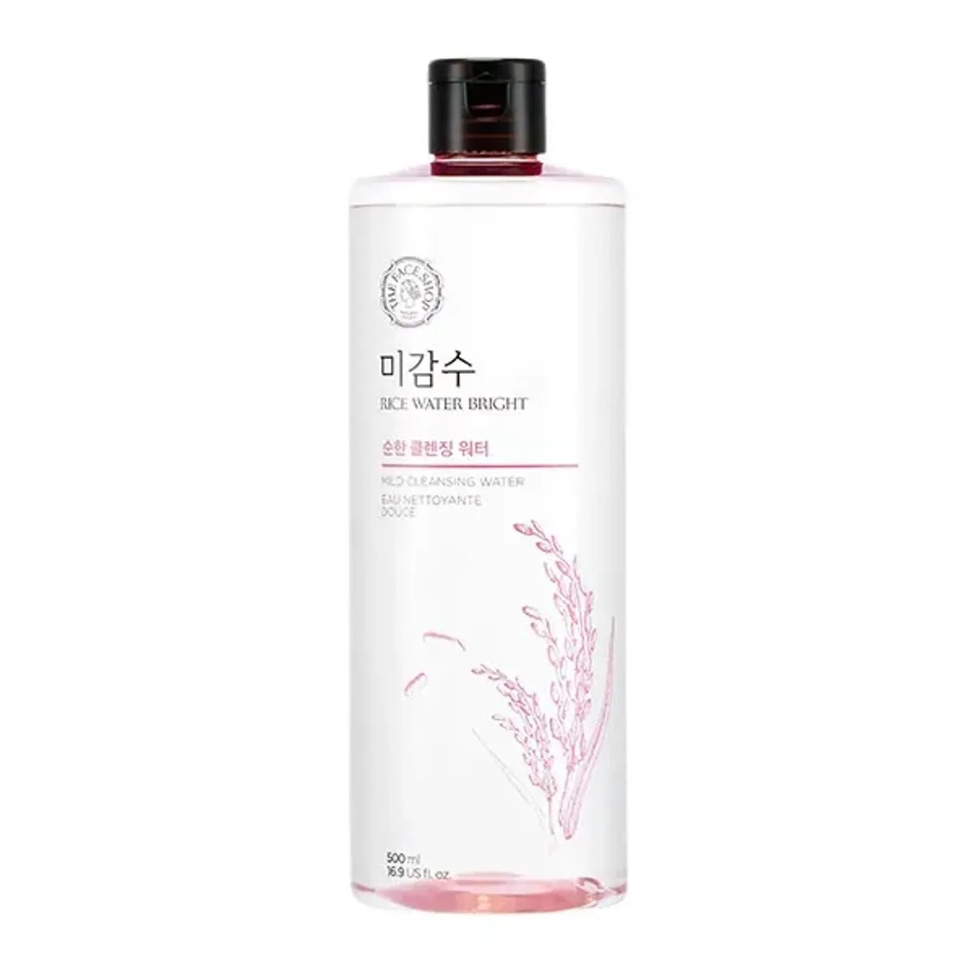  Nước Tẩy Trang THE FACE SHOP Rice Water Bright Mild Cleansing Water 500ML 