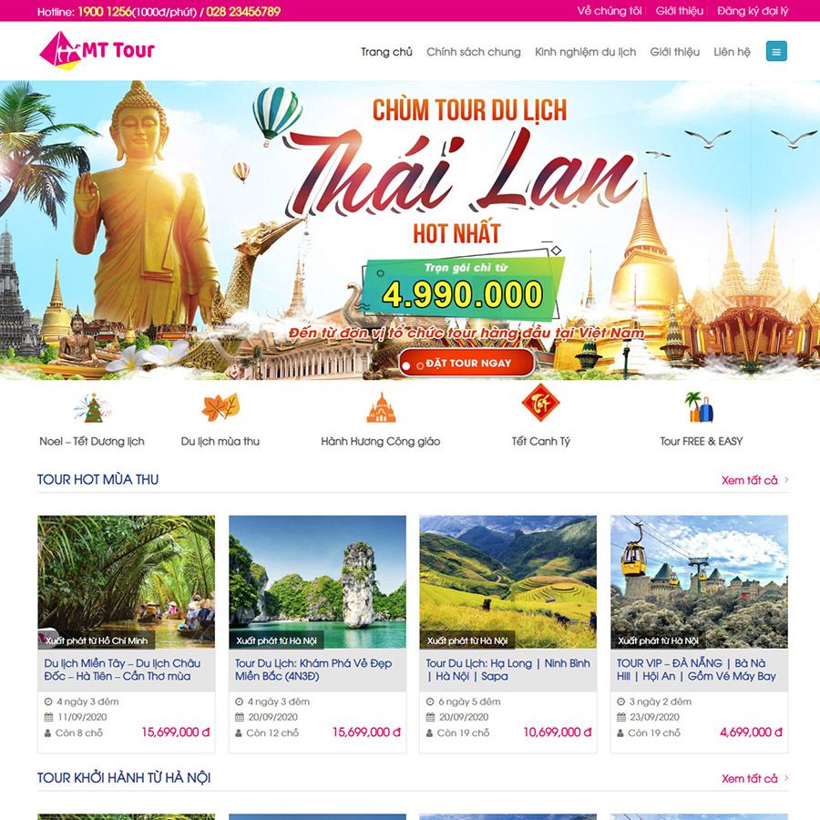  Theme Wordpress Du Lịch 09 