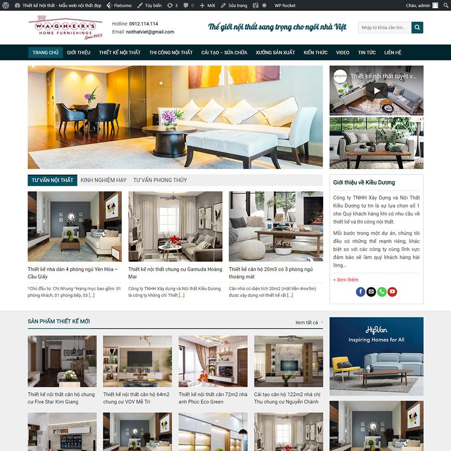 Theme Wordpress Nội Thất 05