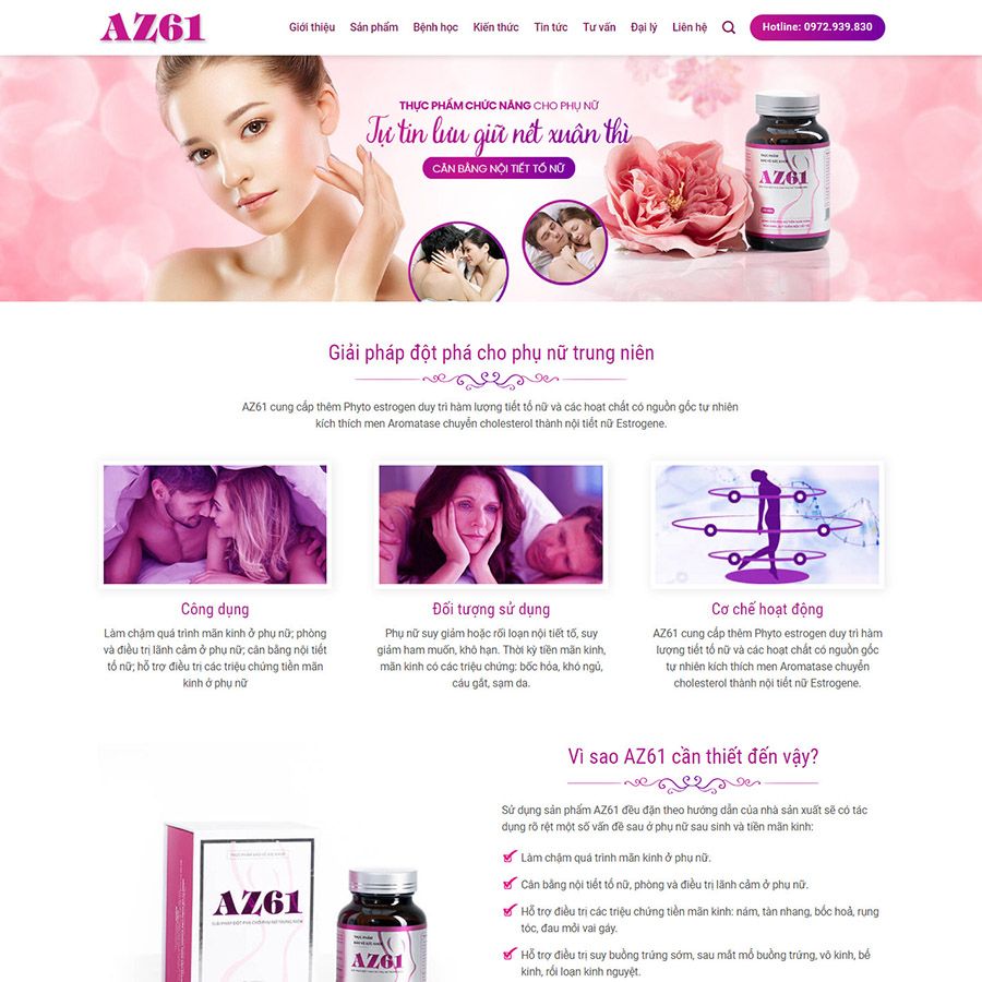Theme Wordpress Thực Phẩm Chức Năng 03