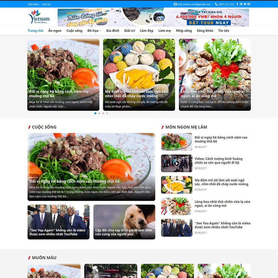  Theme Wordpress Tin Tức 17 