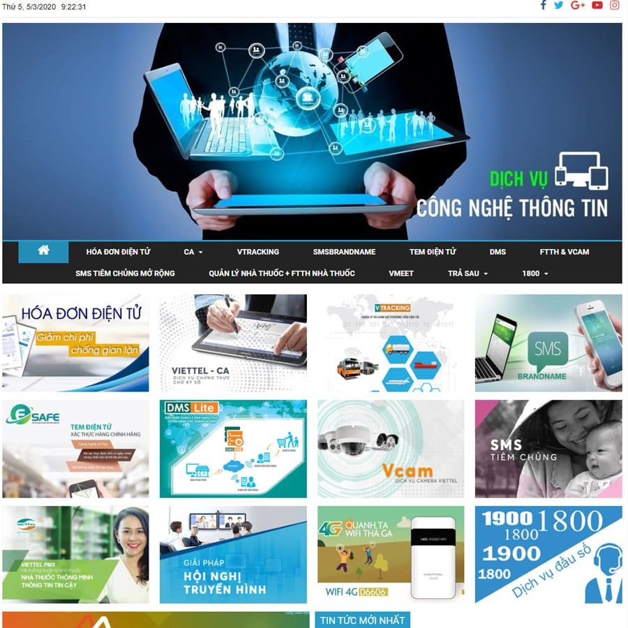 Theme Dịch Vụ Viettel