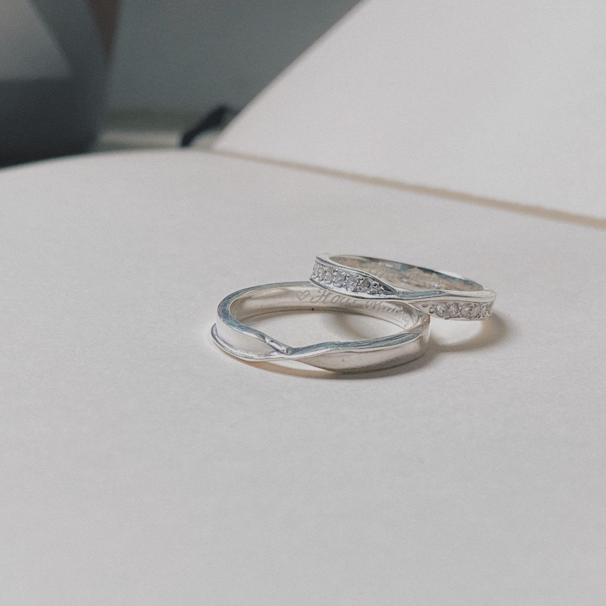 Nhẫn Đôi Sparkle Infinity