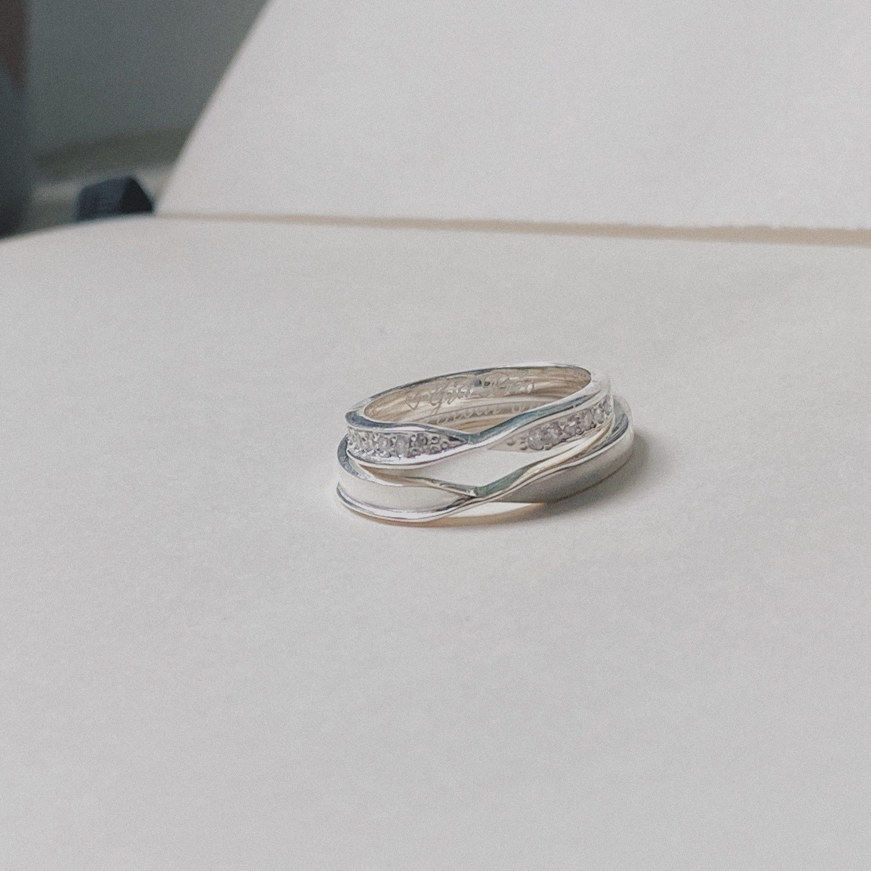 Nhẫn Đôi Sparkle Infinity