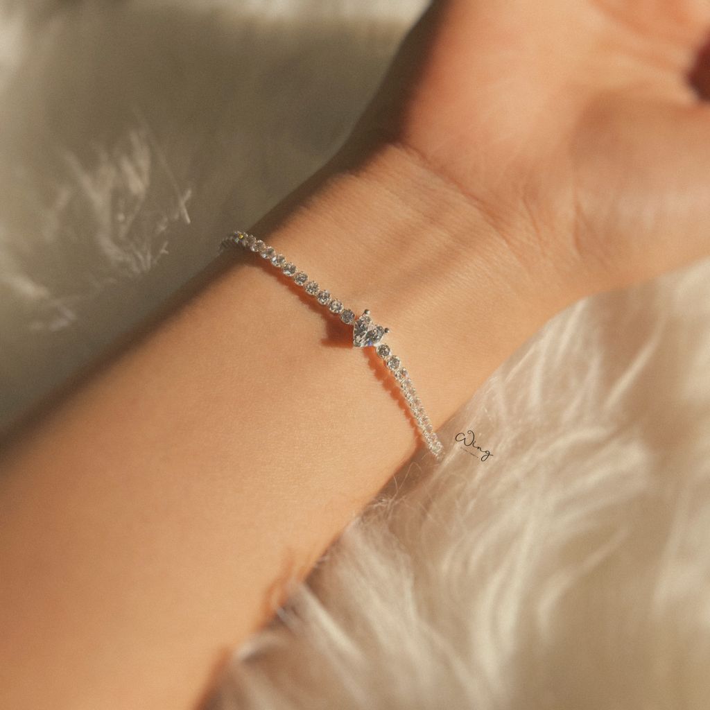 Lắc Tay Sparkling Heart Ver 2