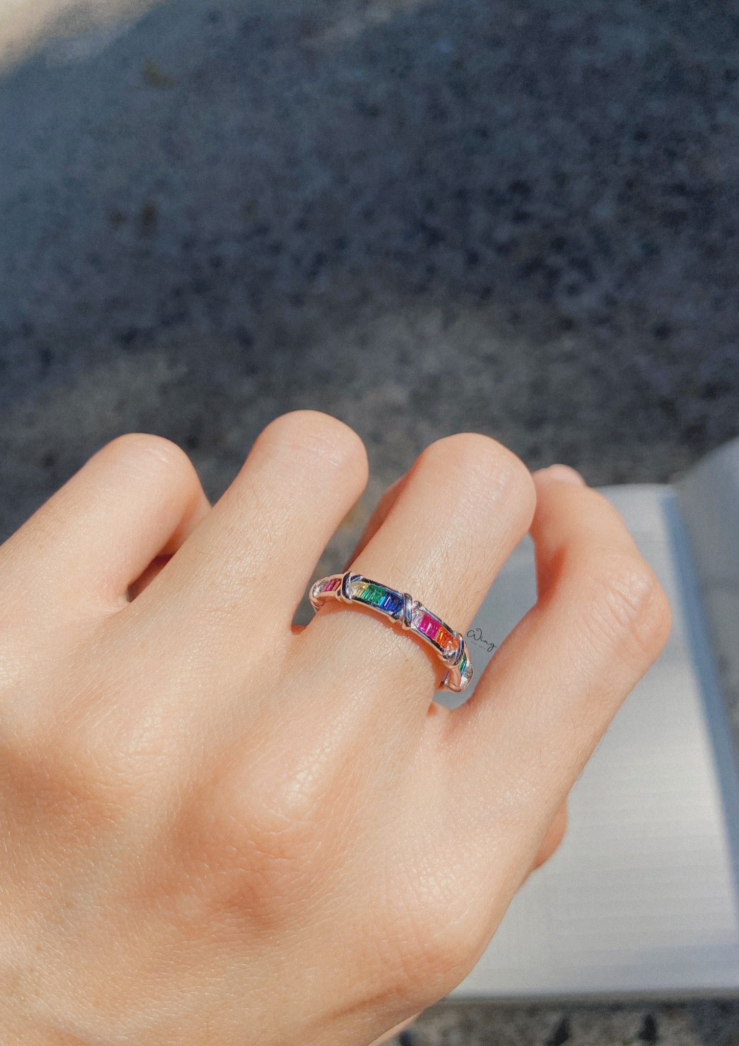 Nhẫn Silver Rainbow