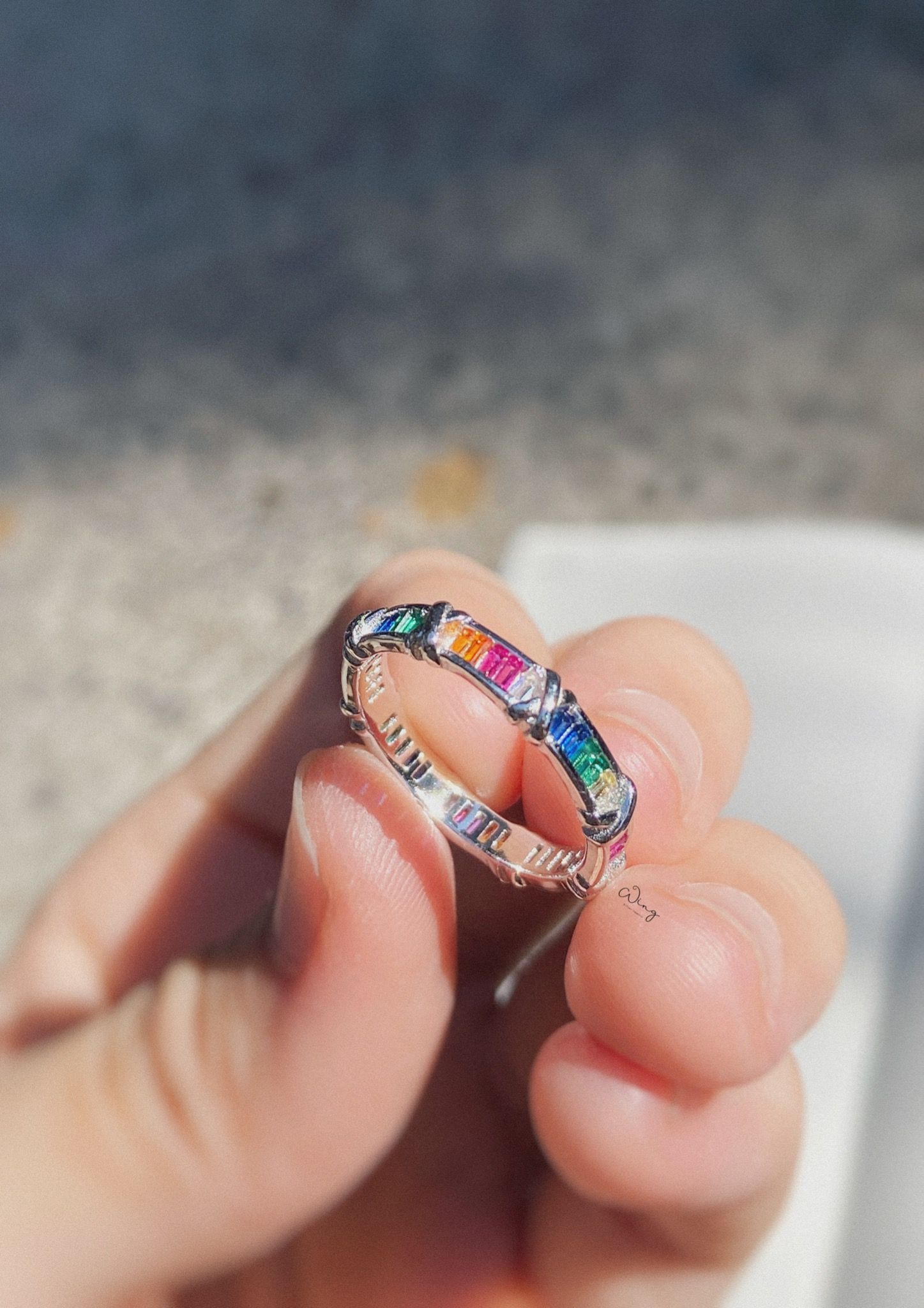 Nhẫn Silver Rainbow