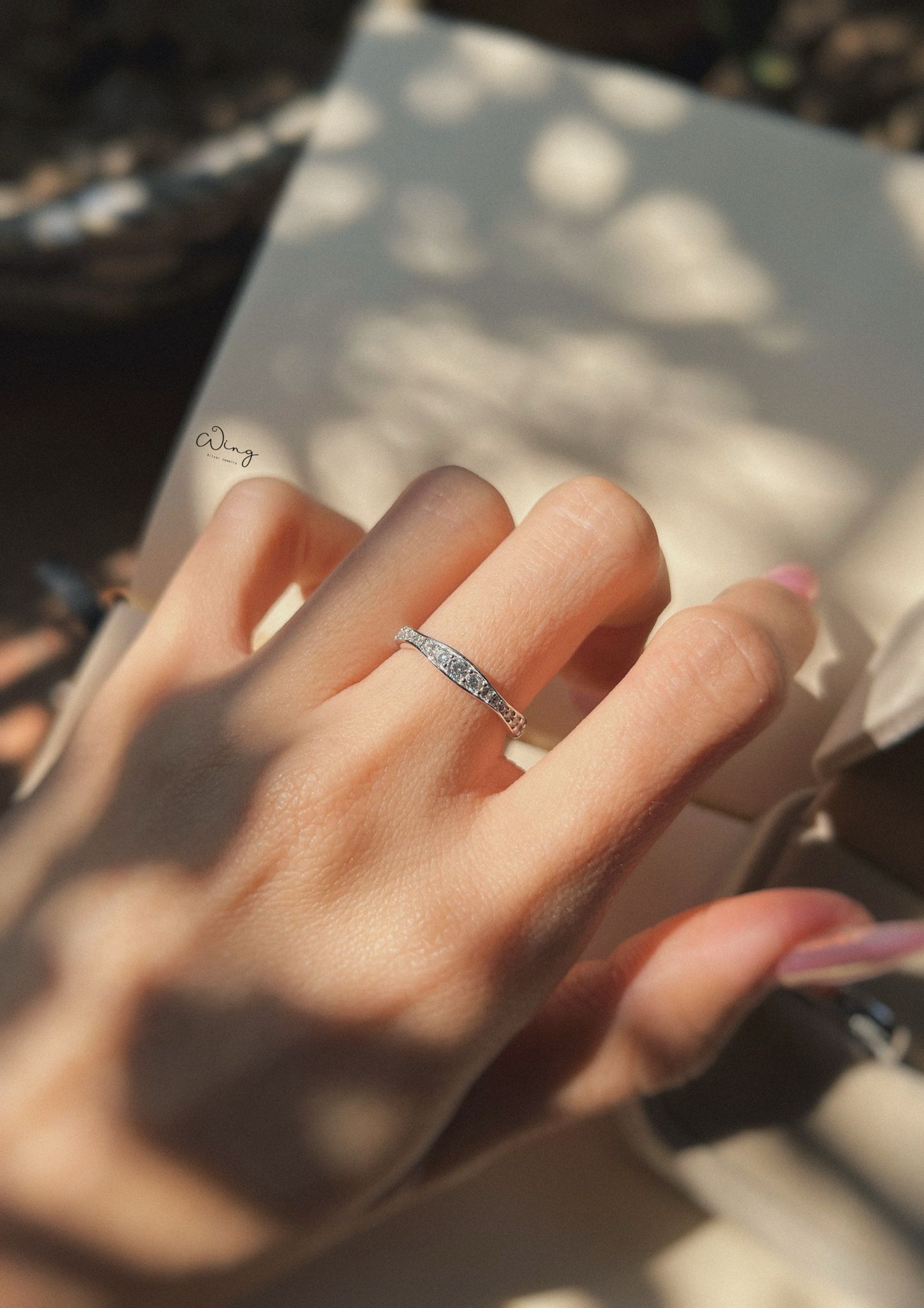 Nhẫn Đôi White Wedding (Đôi)