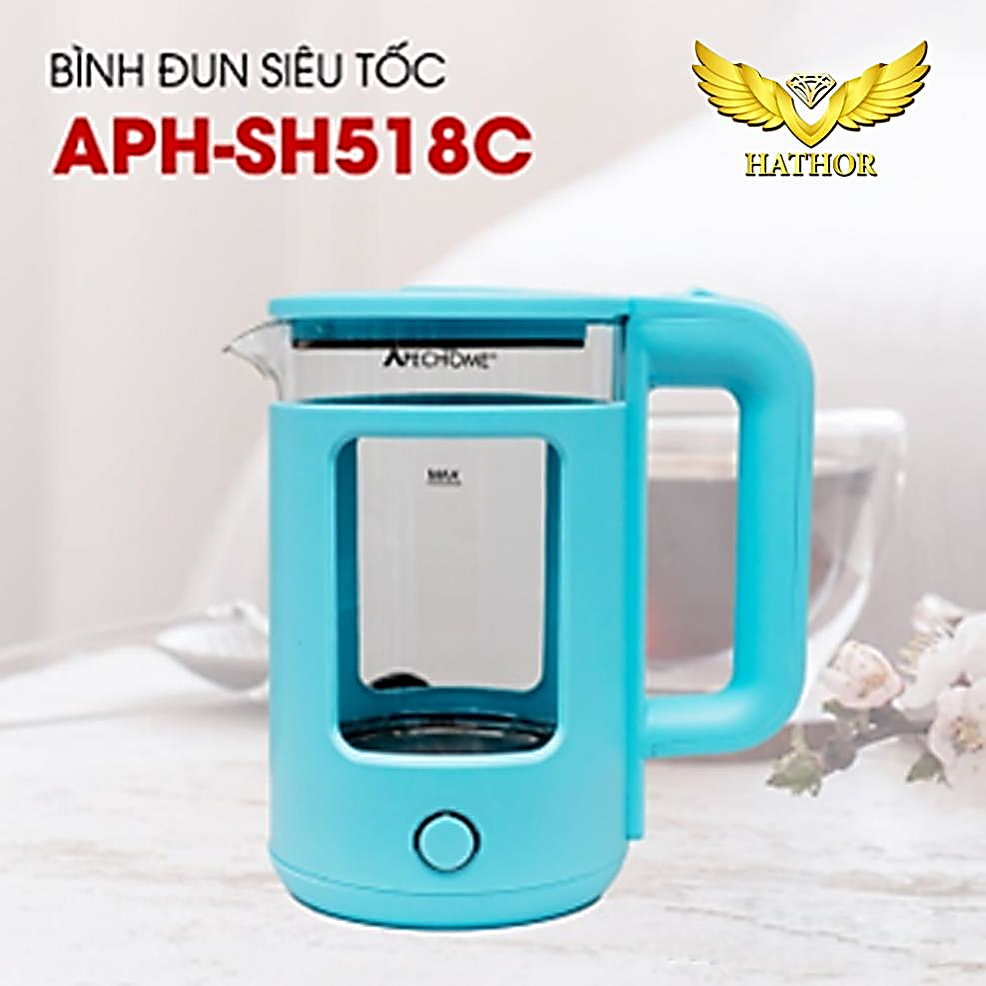 Bình đun điện siêu tốc 1 lớp APH-ST518C