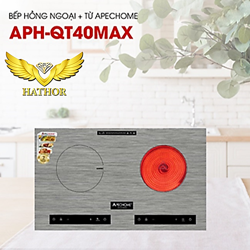 Bếp hồng ngoại + từ apechome