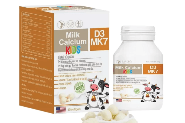 KẸO SỮA - Milk calcium kids D3- MK7
