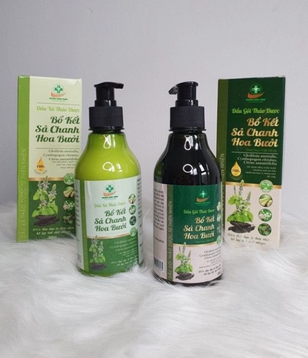 Dầu gội thảo dược bồ kết xả chanh - hoa bưởi - 300ml