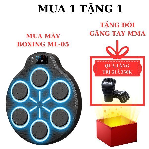 Máy Tập Boxing ML-05: Rèn Sức Mạnh và Phản Xạ với Chíp Thông Minh và Màn Hình Cảm Ứng