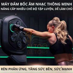 Máy Tập Boxing Bản Trụ Đứng Cao Cấp, Tập Luyện Sôi Động Với Âm Nhạc