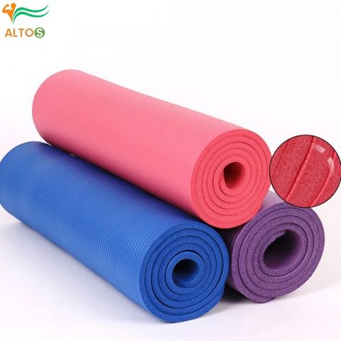 Thảm tập Yoga và thể dục NBR  kích thước 183x61x1cm thoáng khí, bền bỉ