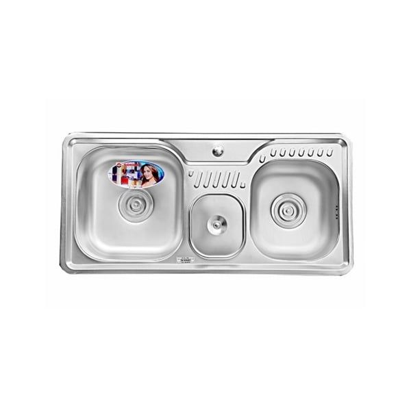 Chậu rửa bát Sơn Hà 3 hố 865