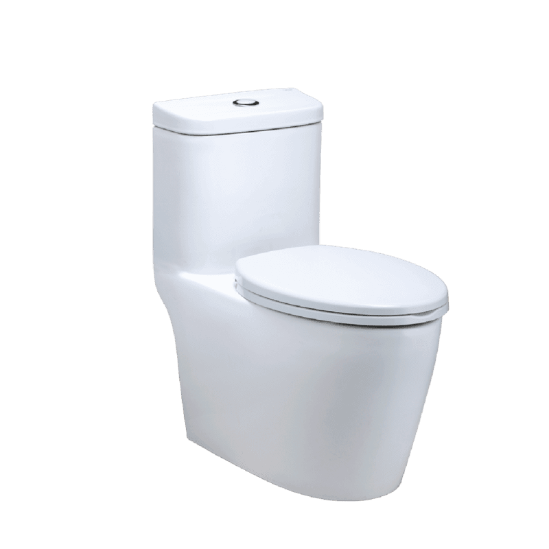 Bàn cầu 1 khối Caesar C1364F (Không nắp) + nắp rửa TAF512H