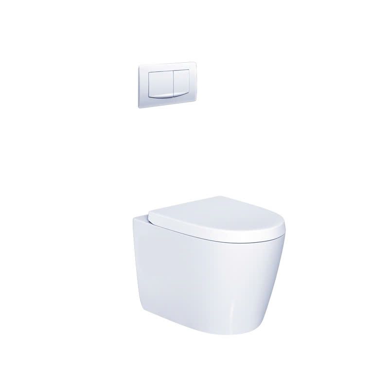 Bàn cầu thùng nước âm tường Caesar CPT1505