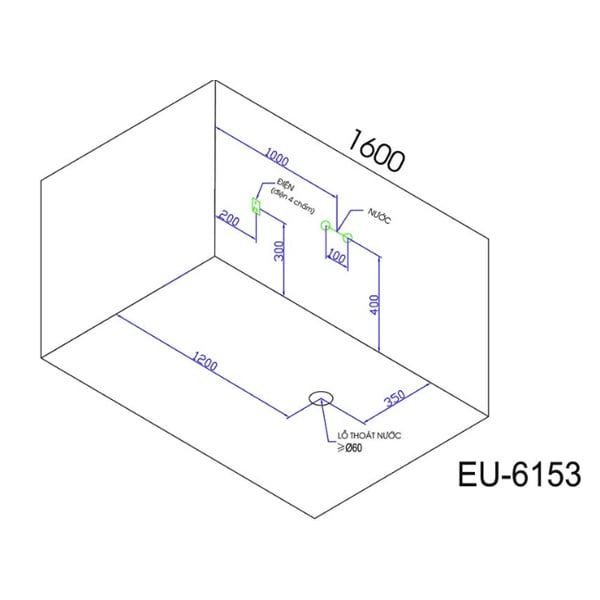  Bồn tắm massage Euroking EU-6153 