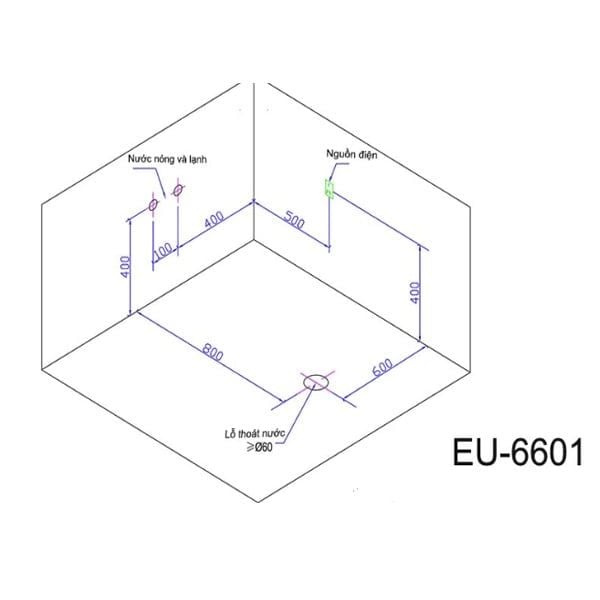 Bồn tắm massage Euroking EU-6601
