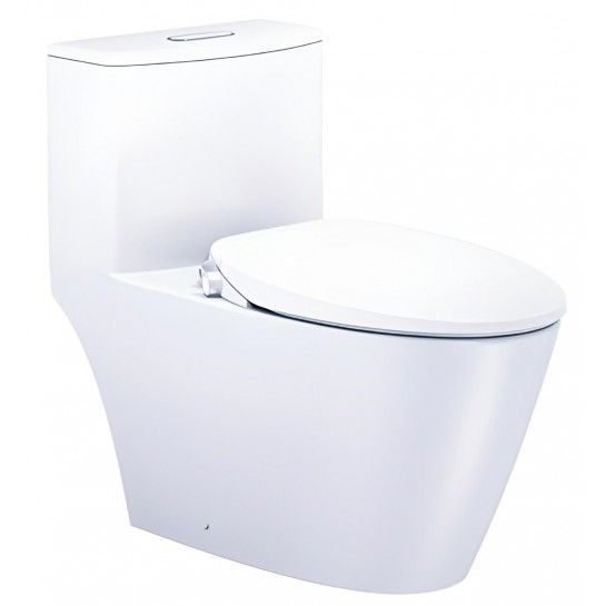 Bàn cầu 1 khối Caesar CD1363 (Không nắp) + Nắp rửa TAF060