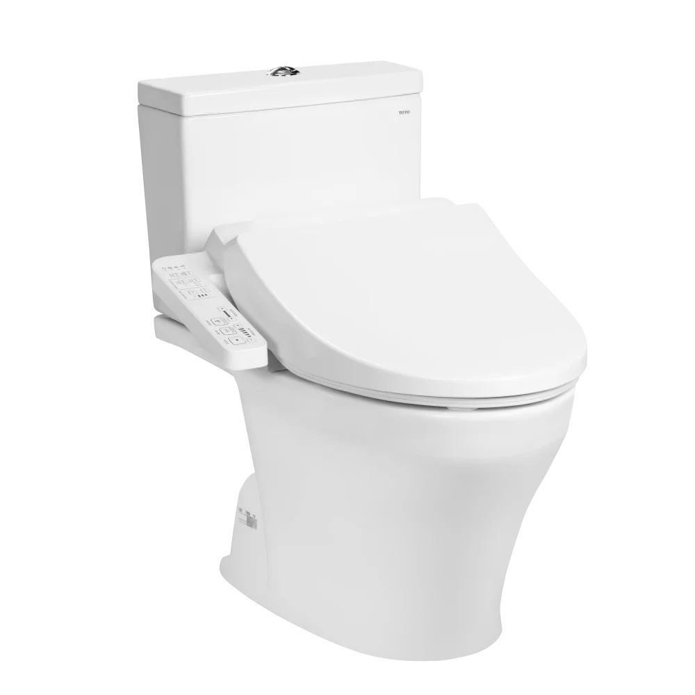 Bàn cầu hai khối TOTO CS326DW18#XW tích hợp nắp rửa