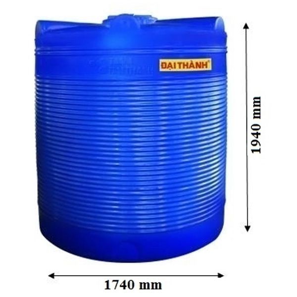 Bồn nước nhựa Đại Thành Thế Hệ Mới 4000L đứng