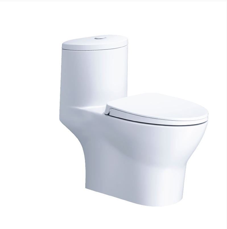 Bàn cầu 1 khối nắp rửa điện tử Caesar CD1375 (không nắp) + TAF512H