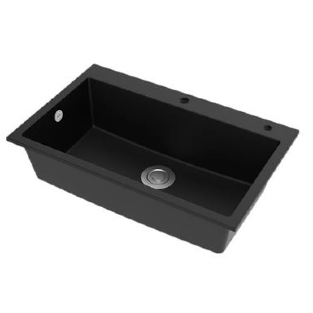Chậu bếp một hộc màu đen American Standard FFASX901